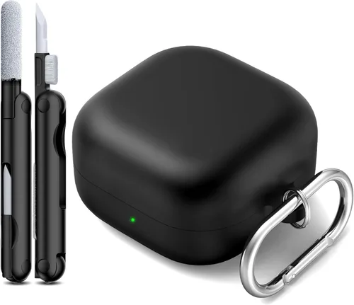 Vista 21 de RFUNGUANGO para Samsung Galaxy Buds 2 Pro/Buds Pro/Buds Live/Buds 2 Case Cover/Galaxy Buds FE (2023), funda militar de fibra de carbono