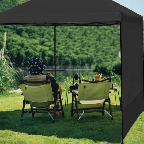 Vista 6 de Canopy Sunwall - Tienda de campaña para kioscos de pared lateral de 10 x 10