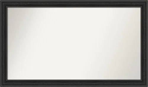 Vista 283 de Amanti Art Espejo personalizado, gran espejo de baño estrecho, espejo de pared o espejo de tocador de baño sobre el fregadero (24 x 24 pulgadas)