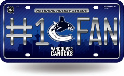 Vista 14 de NHL #1 - Placa de matrícula metálica para ventilador
