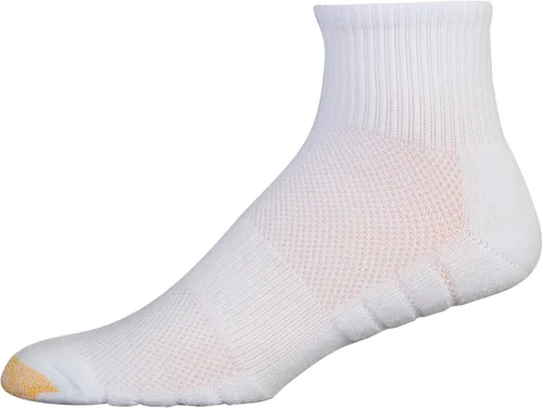 Vista 3 de GOLDTOE Men's Golf Soleution Quarter Socks, 2 Pairs