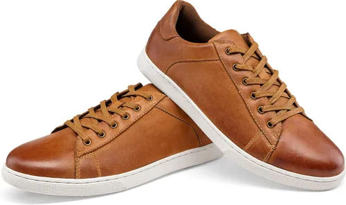 Vista 8 de Jousen Zapatos casuales para hombre, zapatillas de vestir de cuero, zapatos casuales de negocios para hombres, zapatillas de moda transpirables
