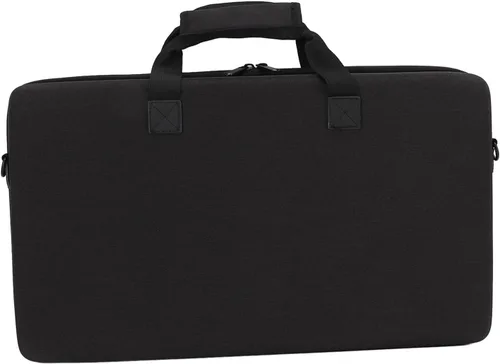 Vista 6 de Funda para controlador de DJ, bolsa de transporte acolchada de 2 canales, funda de transporte para DJ con correa de hombro ajustable para DDJ FLX4
