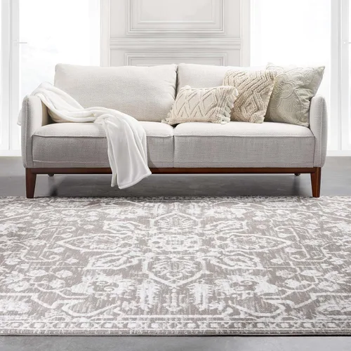 Vista 66 de Well Woven - Alfombra tejida estilo vintage con diseño de medallón, 68 x 120 cm