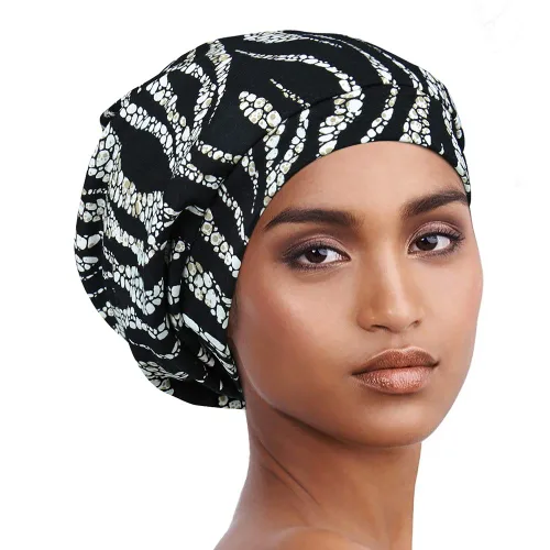 Vista 50 de Alnorm - Gorro con forro de satén y suave banda elástica para hombres y mujeres, talla única Se ajusta a la mayoría