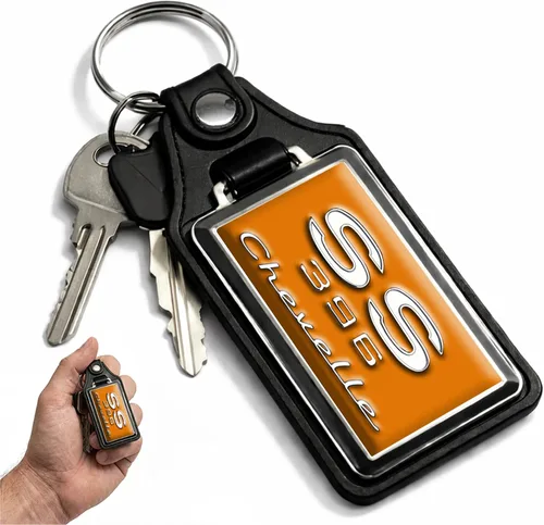 Vista 9 de Brotherhood Llavero de coche para Chevelle - Llavero de modelos clásicos para hombres y mujeres, llavero de regalo
