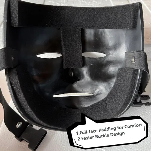 Vista 5 de Máscara V for Vendetta de hackers anónimos para fiestas temáticas de disfraces de cosplay