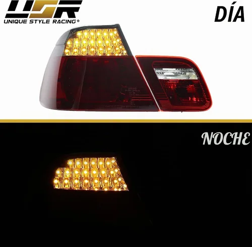 Vista 6 de 00-03 E46 2D Luces Traseras - Actualización LED Ahumado de Estilo Europeo Juego de Lámparas Traseras (Izquierda + Derecha, Interior + Exterior)