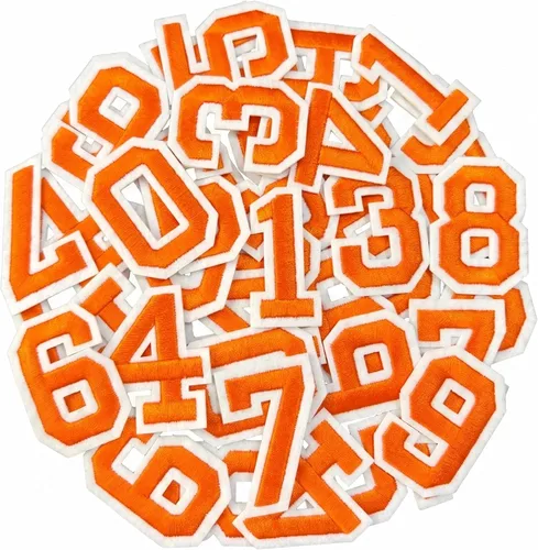 Vista 31 de Jongdari 30 piezas de números para planchar para ropa, pequeños parches de números bordados con adhesivo planchado, 3 juegos de 0-9 apliques