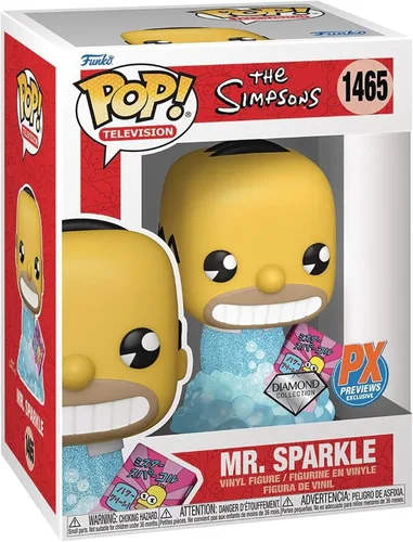 Vista 3 de Funko Los Simpson POP Diamantes Glitter Mr. Sparkle