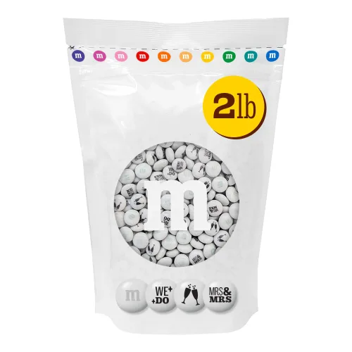 Vista 10 de M&M'S - Caramelo de chocolate con leche para boda y compromiso, botella