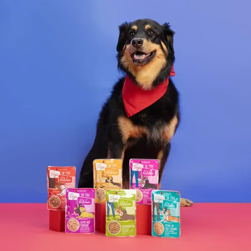 Vista 12 de Latas y bolsas de alimentos húmedos sin granos "Dogs in the Kitchen" de Weruva