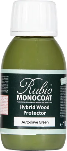 Vista 47 de Rubio Monocoat Protector de madera híbrido de 300 pies cuadrados - Chocolate Acabado de aceite de madera exterior, color y protección UV