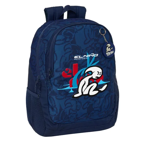 Vista 2 de Mochila Escolar El Niño Paradise Azul marino 32 x 44 x 16 cm