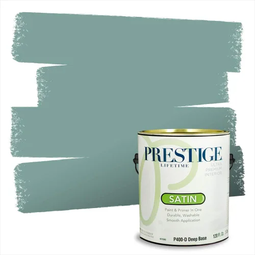 Vista 44 de Prestige Paints - 2 en 1, pintura base y pintura de exterior, E100-N-735BM