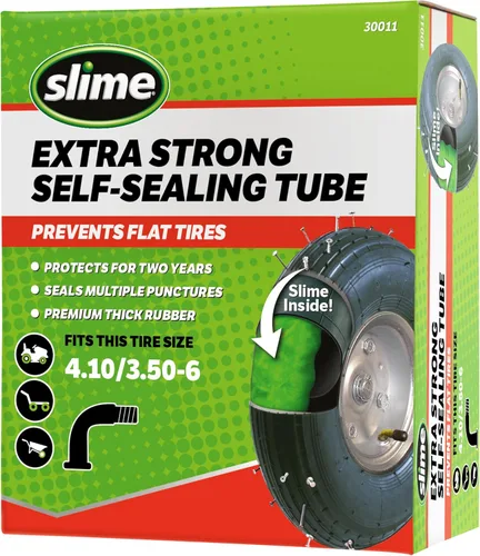 Vista 10 de Slime 30010 Tubo interior para carretillas, camiones de mano, compresores, cortacéspedes, scooters, remolques y más, extra fuerte, incluye sellador