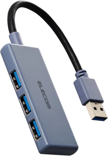 Vista 9 de Elecom U3H-H030BK Concentrador USB, USB 3.0, alimentación de autobús, 3 puertos, negro