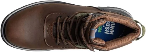 Vista 2 de Nunn Bush Luxor - Botas alpinas impermeables para hombre, tobillo chukka de cuero ligero