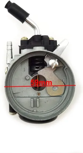 Vista 3 de Carburador de carreras de carbohidratos para 50cc 60cc 80cc 2 tiempos motor de gas bicicleta motorizada 47cc 49cc Mini Moto ATV Quad Dirt Pocket Bike