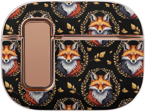 Vista 18 de Fashion Case Cover Compatible with Airpods Pro 2 Case for Men Women Just A Girl Who Loves Foxes, Shockproof and Smooth, with Lock