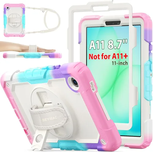 Vista 18 de SEYMAC stock Funda para Samsung Galaxy Tab A8 de 10.5 pulgadas, funda de protección contra caídas de cuerpo completo con protector de pantalla
