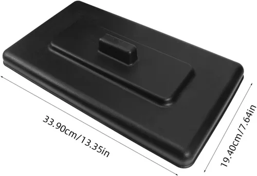 Vista 4 de Kichvoe Cubierta para máquina de hielo de 13.34 x 7.63 x 1.96 pulgadas, tapa protectora portátil para máquina de helados y máquina de postres