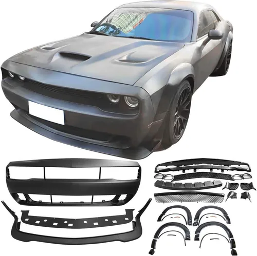 Vista 2 de Funda para parachoques delantero Dodge Challenger 2015-2023 con borde +