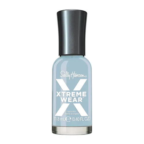 Vista 214 de Sally Hansen Xtreme Wear Esmalte de uñas sin rayas, acabado brillante, duradero, resistente a las astillas, transparente, color de uñas plateado 130