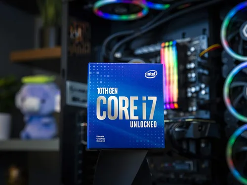Vista 5 de Procesador de escritorio MSI MEG Intel Core i7-10700KF LGA1200 de 8 núcleos de hasta 5.1 GHz desbloqueado sin gráficos de procesador