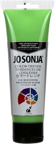 Vista 23 de Jo Sonja Color Trends - Tubo acrílico de flujo mate de 4 onzas - Latón antiguo