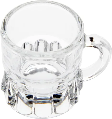 Vista 8 de Okuna Outpost Mini vasos de chupito con asas, juego de chupitos transparentes reutilizables, para servir mini chupitos con agarre seguro, recuerdos