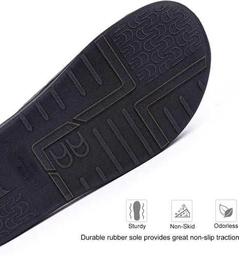 Vista 6 de Cómodas pantuflas de espuma viscoelástica para hombre, transpirables, microgamuza