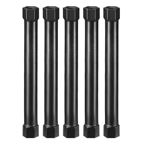 Vista 10 de uxcell Columna espaciadora de separación de aluminio hexagonal M3x55mm, para avión RC, FPV Quadcopter, CNC, negro, 5pcs