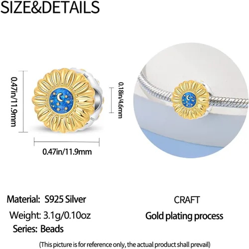Vista 180 de LNQOBU Happy Life - Colgante para pulseras de abalorios, plata de ley 925 para mujer (con un espaciador de cuentas)