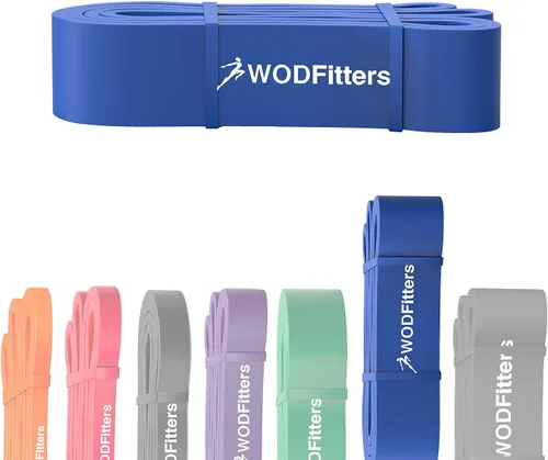 Vista 12 de WODFitters Banda de Asistencia para Dominadas para Estiramientos, Entrenamientos de Movilidad, Calentamiento, Recuperación, Levantamiento