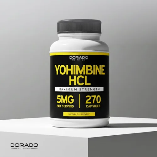 Vista 6 de Yohimbine HCL 5mg para hombres y mujeres (270 cápsulas) más potente que el polvo de corteza de Yohimbe - Garantía de calidad - Probado por terceros