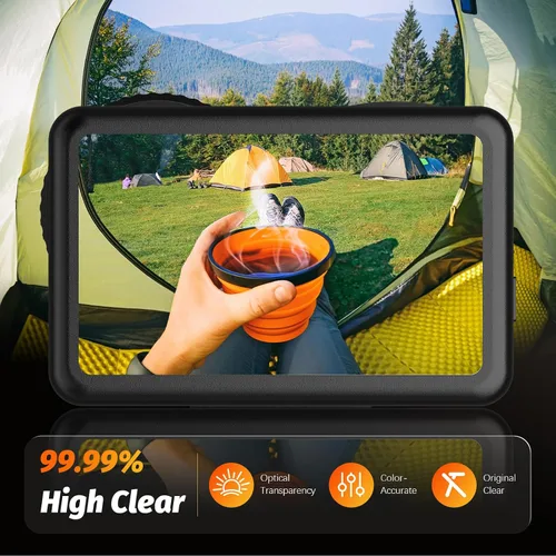 Vista 7 de AMAZEAR Protector de pantalla de lente para accesorios DJI Osmo Action 6 (paquete de 6), protector de pantalla de vidrio templado Action6 Pro