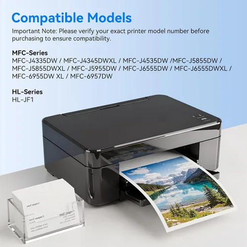 Vista 2 de LC402XL LC402 - Cartuchos de tinta de repuesto para cartuchos de tinta Brother LC402 LC402 XL, compatible con impresoras Brother MFC-J5340DW