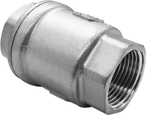 Vista 3 de Beduan Válvula de retención roscada inoxidable 1 NPT Válvula de retención sin retorno unidireccional horizontal vertical en línea con resorte