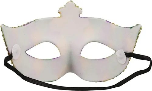 Vista 5 de Máscara de mascarada veneciana para fiesta de Halloween, disfraz de Mardi Gras, accesorio de fiesta