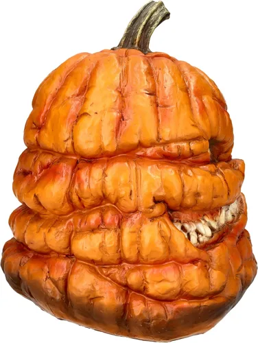 Vista 2 de Ray Villafane - Figura de resina con escultura de calabaza