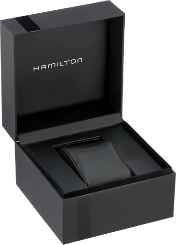 Vista 2 de Hamilton HML-H70455133 Khaki Field Reloj de plata automático suizo con pantalla analógica para hombre, Negro -, Militar