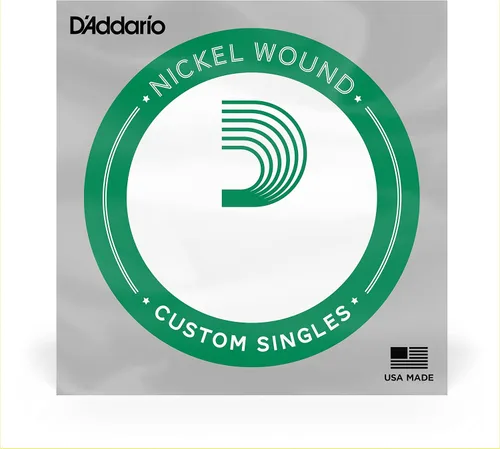Vista 20 de D'Addario XLB020P Guitarra Bajo de Acero Liso Cuerda Simple, Escala Larga, .020