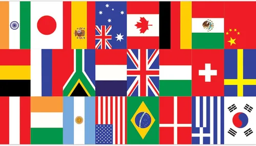Vista 3 de Beistle Camino de mesa con bandera, talla única, multicolor