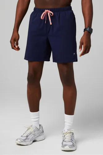 Vista 91 de Fabletics The One - Pantalón corto para hombre (forro), entrenamiento, natación, ligero, de secado rápido, bolsillo con cremallera, tejido elástico