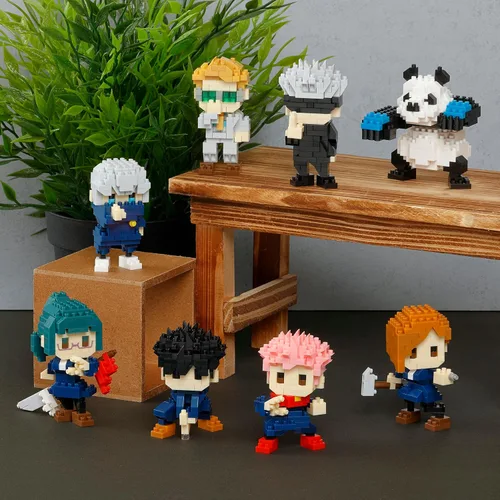 Vista 5 de nanoblock - Jujutsu Kaisen - Maki Zen'in, kit de construcción de la serie de colección de personajes