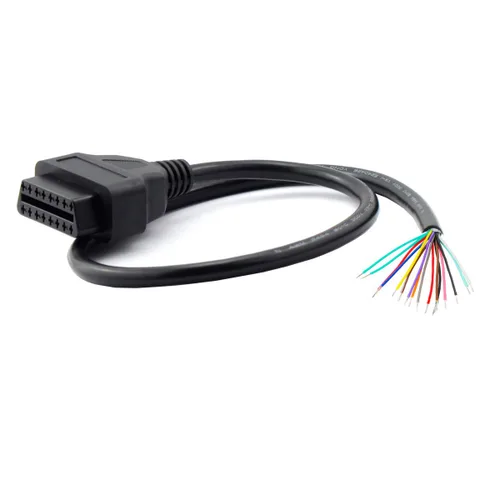 Vista 3 de iKKEGOL OBD OBDII J1962 - Conector hembra para abrir el cable, cable de extensión de diagnóstico OBD OBD2, coleta, adaptador USB Mobley DIY