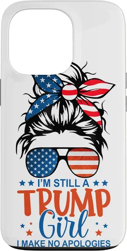 Vista 10 de I'm Still A Trump Girl I Make No Apologies Trump 2024 Women Case for iPhone 17