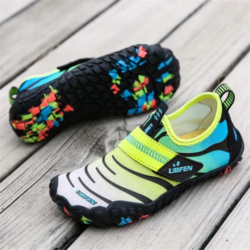 Vista 6 de UBFEN - Zapatos para el agua para niños y niñas, zapatos acuáticos y livianos de secado rápido para ir a la playa, practicar deportes, hacer