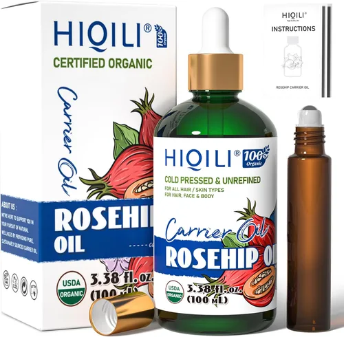Vista 12 de HIQILI Aceite de ricino orgánico prensado en frío sin refinar, certificado por USDA, sin hexano, aceite de grado prémium para cara, crecimiento